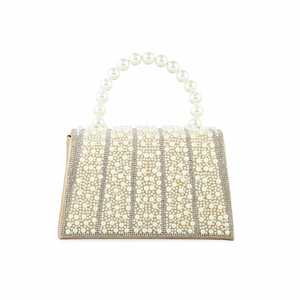 Beige <b>Bridal</b> <b>Wrap</b> Clutch P24367 - Product Image 1