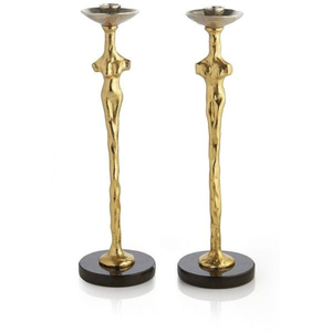 Candelabro y Portavelas de Latón para Boda, Ecológico, con Acabado Antiguo, Hecho a Mano, con Diseño Elegante, Decoración para el Hogar - Product Image 3