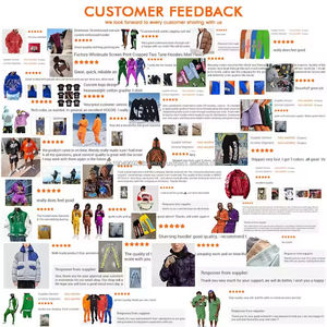 Sweat-shirt à capuche personnalisé OEM pour homme, couleur contrastée, lourd, épaules tombantes, en molleton 100% coton, sweat-shirt vierge pour femme - Product Image 4