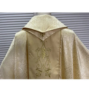 Chasuble dorée pour prêtre catholique avec étole, modèle 2025, sur mesure, haute qualité, nouveau design, broderie - Product Image 6