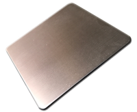 Plaque en titane professionnelle certifiée TBZ15CPM SUS304 AISI Standard, revêtement nano mat anti-traces de doigts, revêtement en poudre KIJ