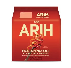 ARIH MODERN NOODLE Nouilles coréennes extra épicées sautées avec des algues 130g - Product Image 1