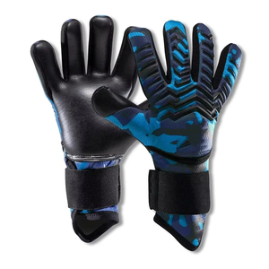 Professional Breathable AlphaGrip Latex Goalkeeper Gloves with Hook and Loop <b>Strap</b> - Product Image 2