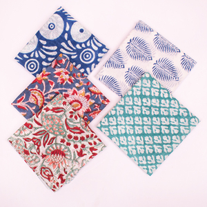 Pañuelos de Algodón 100% para Mujer, Estampado Bohemio, Estilo Retro, Artesanía, Reutilizables, para Cubrir la Cara, Regalo - Product Image 4