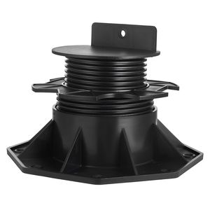 24 Pezzi Blocchi per Pavimentazione in Plastica con Capacità di Carico 2000 libbre, Piedistalli per Sollevamento Piastrelle 2.36-5.31 Pollici / 60-135 mm H-Decking - Product Image 1