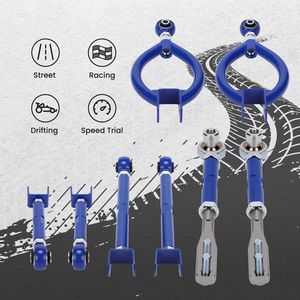 Adjustable Front Tension Rod and Rear Camber Toe Traction Arms Specific Control Arms Designed for Nissan 240sx S13 - Product Image 4