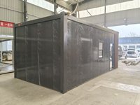 Garage Conteneur Moderne 20-40 pieds : Abri de Voiture Préfabriqué en Acier, Abri de Stationnement Multi-Véhicules, Entrepôt Modulaire pour 2-4 Voitures