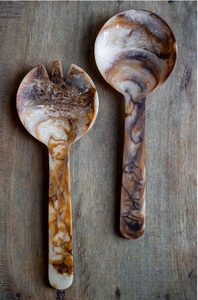 ช้อนเรซิ่นคุณภาพสูง งานฝีมือประณีต ช้อนเสิร์ฟสวยหรู สำหรับใช้ในบ้านหรือร้านกาแฟ มีจำหน่ายสำหรับขายส่ง - Product Image 2