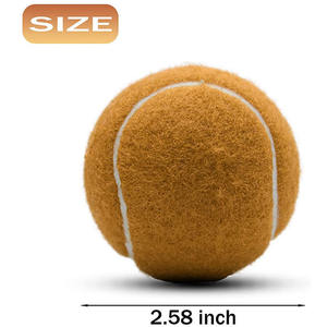 Balle de tennis professionnelle de compétition, haute qualité, personnalisable, modèle Pro, pour tennis et cricket - Product Image 4