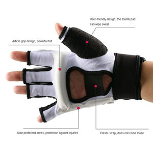 Guantes Ajustables de Medio Dedo para MMA Fazn Best – Cómodos Guantes de Sparring con Soporte para Muñeca, Ideales para Cross Training - Product Image 4