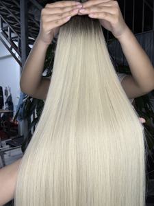 Extensions de cheveux humains blond platine lisses et soyeuses de qualité supérieure – Cheveux vierges Remy en gros - Product Image 2