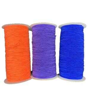 Cuerda Elástica Trenzada Azul Oscuro de 1.2 mm, 100% Poliéster de Alta Tenacidad, Ecológica, Personalizada, para Bolsas, Guantes y Hogar - Product Image 3