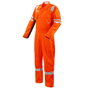 Custom Hi Visibility Safety Coverall Premium Denim Workwear Construction Security Personnel Reflective Waterproof - Product Image 1