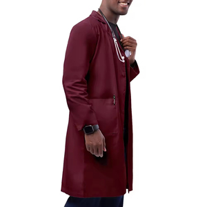 Blouses de laboratoire et uniformes médicaux personnalisés en coton unisexe pour infirmières, médecins et personnel hospitalier – Tissu à séchage rapide - Product Image 3