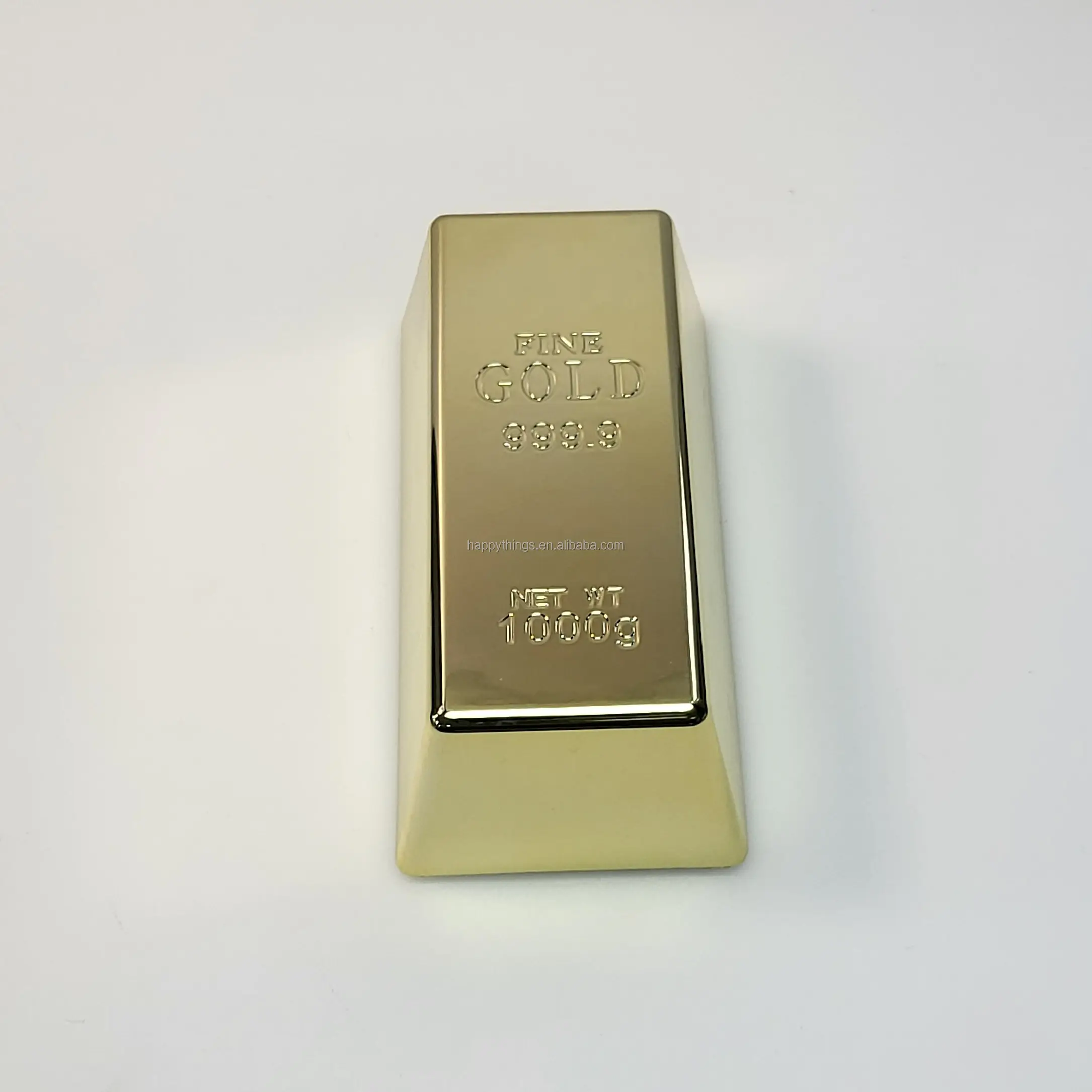 Barra de oro sólido para la declaración del hogar, barras de oro falso, directo de fábrica, barato