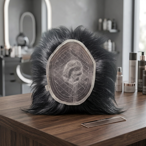 Prótesis Capilar Taz de Alta Calidad, Cabello Remy Virgen Indio, Ondulado Natural, Ondulado Profundo, Resistente al Agua, Peluca Completa de Cabello Humano - Product Image 3