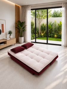 Sofá Cama Convertible Roblox Marrón de Emerald Sofa Manufacturer, Sofá para Hotel, Apartamento, Villa, Casa, Tela Personalizada con Respaldo Acolchado - Product Image 3