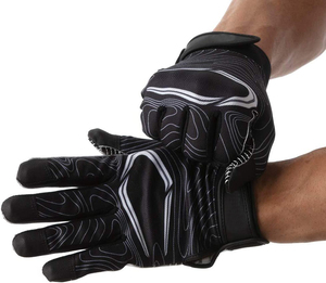 Gants de sport en silicone super adhérents, conçus sur mesure pour les receveurs de football américain et de rugby professionnel, nouveaux gants de rugby en gros pour receveurs - Product Image 3