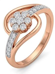 Bague en diamant rose tendance pour femme, idéale pour mariage, fiançailles, fêtes et usage quotidien, disponible au prix export. - Product Image 2