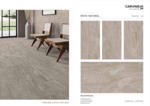 Premium carving finish polished glazed porcelain tiles tailored for large <b>scale</b> flooring wall solutions in sophisticated - Product Image 4