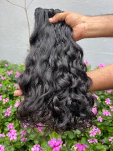 Pelucas de Cabello Humano Natural Indio Virgen con Cutícula Alineada, Doble Trama, Hechas a Máquina, Rizado Kinky, para Mujeres Negras, Calidad Premium - Product Image 3