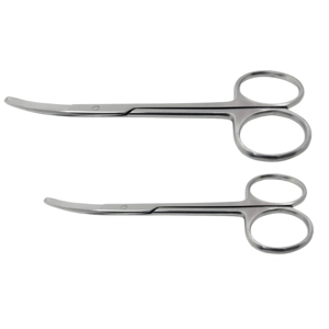 ชุดกรรไกรเย็บแผลคุณภาพพรีเมียม Northbent แบบโค้ง ขนาด 3.5 และ 4.5 นิ้ว ใบมีดเคลือบสีดำ ผลิตจากสแตนเลสสตีล สำหรับการผ่าตัด - Product Image 1