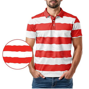 Polos pour hommes haute performance, imprimés, pour activités de plein air, respirants, anti-humidité, pour un usage quotidien. - Product Image 3