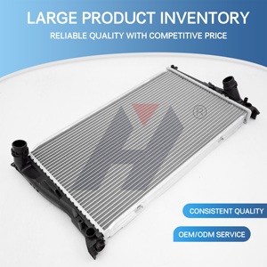 ระบบระบายความร้อนหม้อน้ำอลูมิเนียมสำหรับ BMW- <span class=keywords><strong>X1</strong></span>- E84หม้อน้ำ4รูรหัส OE 17117547059 - Product Image 4