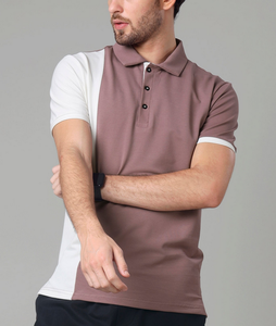 Polo homme 100 % coton, personnalisé avec logo OEM, best-seller, color block, léger 220 GSM, idéal pour le golf estival, vente en gros - Product Image 2