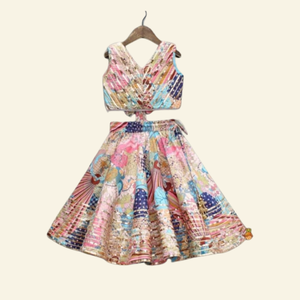 Thiết Kế Mới Cô Gái Ấn Độ <span class=keywords><strong>Saree</strong></span> Trẻ Em Lehenga Choli Nặng Thêu Làm Việc Làm Lụa Váy Mới Nhất Thiết Kế Tốt Nhất Giá Bán Buôn - Product Image 3