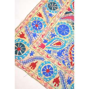 Lavinas Hand Embroidered Kantha Suzani <b>Quilt</b> Vintage Cotton Floral Boho Bedspread Indian <b>Throw</b> Blanket Eco-Friendly Washable - Product Image 4