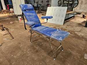 Silla portátil de donación de sangre, silla plegable de acero para donantes de sangre, para campamentos de donación de sangre, sillón plegable portátil para donantes de sangre. - Product Image 4