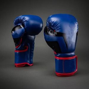 Guantes de Boxeo Profesionales Ligeros Personalizados OEM, Blancos y Azules |   Logotipo de su Marca |   Cinturón de Cuero Premium con Cierre de Hebilla para Entrenamiento - Product Image 6