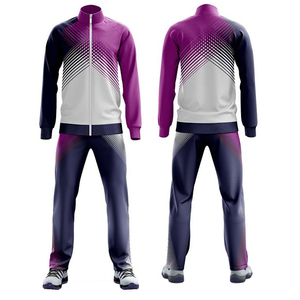 New Fashion Winter Casual Solid Sublimation Custom Breathable Lightweight Polyester/Cotton Drawstring Closure Tracksuits <b>Men</b> - Product Image 2