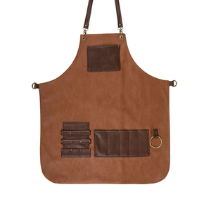 Delantal sin mangas para barbero, estilista (hombre/mujer), ropa de trabajo para cafetería, tienda de té, teñido en caliente, peluquería, herramientas de uñas, personalizado - Product Image 3