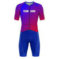 Tenue de triathlon personnalisée avec logo et nom d'équipe sur mesure, vêtements de course légers et respirants pour les professionnels et les amateurs
