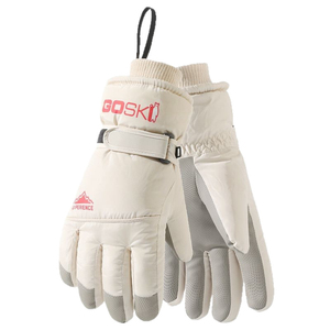 Gants de ski en cuir de chèvre pour homme et femme, hiver, ignifuges, doublés de polaire, compatibles écran tactile, hydrofuges, pour le cyclisme - Product Image 1