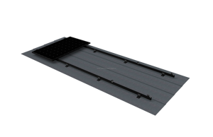 Rieles de estantería solar de aluminio duraderos RAD Soportes de montaje solar montados de forma segura para instalación en techo y suelo - Product Image 3