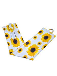 Horse SunFlower Pattern Horse Tail Bag Waterproof Fabric <b>Wrap</b> Multiple Designs Horse Tail Bag - Product Image 2