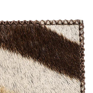 Portefeuille en cuir véritable de haute qualité avec imprimé animal en poils de vache, sacoche de créateur unisexe, vente en gros, best-seller - Product Image 3