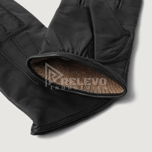 Guantes de Motociclismo de Cuero Genuino al por Mayor, con Logotipo Personalizado, MOQ Bajo, Marca Privada, Guantes Deportivos de Dedo Completo para Motociclistas, con Protección Rígida - Product Image 2