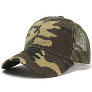 Gorra de Béisbol de Camuflaje de 6 Paneles, Ajustable, de Tela de Sarga, con Cierre de Velcro, para Uso Casual de Adultos - Product Image 6