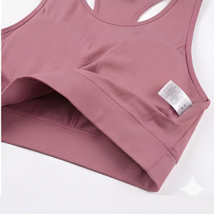 Custom Women Sports Bra Front High <b>Support</b> Breathable Quick Dry Anti-static Spandex/Nylon for Workout Fitness <b>Crop</b> <b>Top</b> OEM - Product Image 6