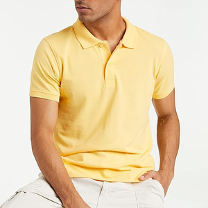 Camisetas de Golf Antiarrugas de Poliéster/Algodón Baratas al por Mayor, con Logotipo Bordado Personalizado, Estampado, Lisas, Estilo Waffle - Product Image 5