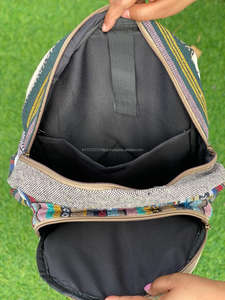 New Design Hemp <b>Laptop</b> <b>Bag</b> Sustainable Backpack New Arrival Jute With Cotton Material Unisex Multi Uses Travel Backpack - Product Image 6