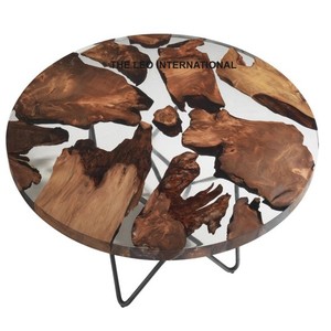 Home Office Hotel & Dining for Home Furniture Luxury Handcrafted Epoxy Resin <b>Table</b> Living Room Epoxy Tabletop - Product Image 5