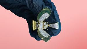 Collier pendentif Hip Hop Iced Out pour hommes, bijoux de style rappeur avec micro-pavé de diamants Moissanite - Product Image 3