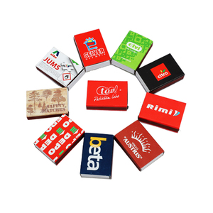 Personalized Safety Matches with Brand Logo Wooden Matchsticks Custom Colored heads Printed <b>Matchboxes</b> for Home Use Bulk Order - Product Image 3