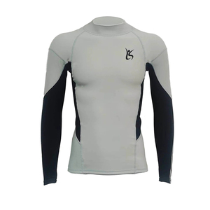 เสื้อแรชการ์ดแขนยาวผู้ชายแบบสั่งทำขายส่งจากโรงงานพร้อมพิมพ์โลโก้ ดีไซน์สวยที่สุด - Product Image 1