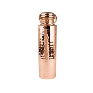 Copper <b>Bottle</b> Set With Cups Pure Metal Water <b>Flask</b> Drinking Vessel by madiha art And crafts - Product Image 2